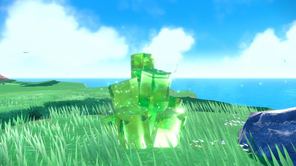 green tera crystal