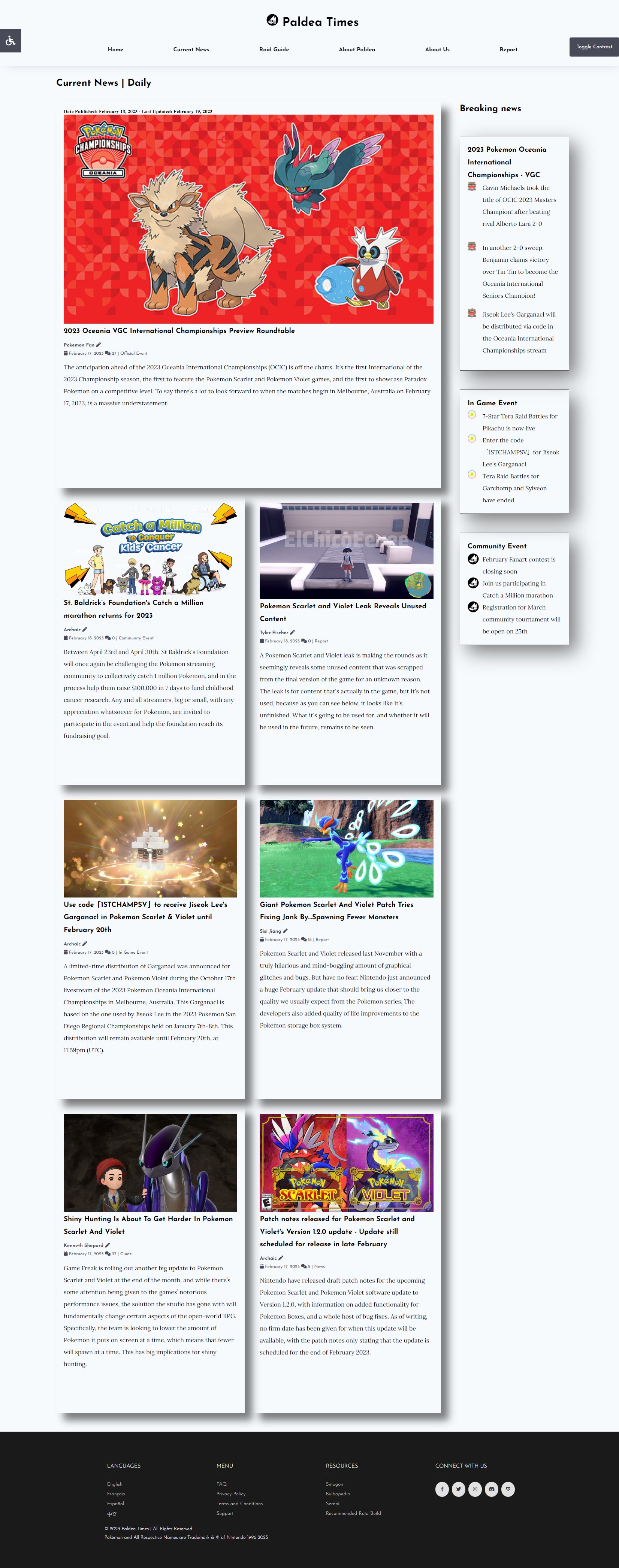 current news mockup for desktop